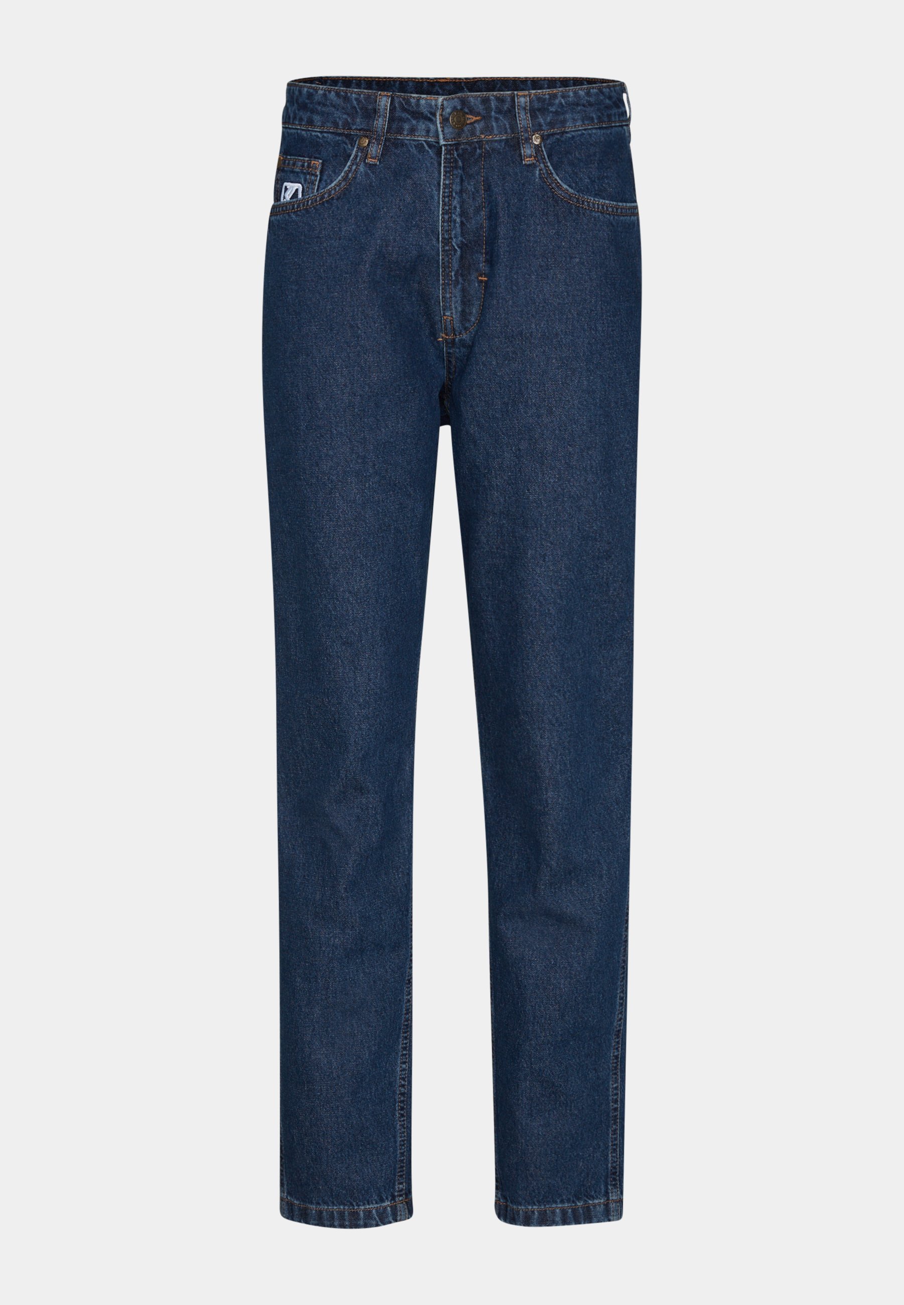 Jeans Karl Kani SMALL SIGNATURE TAPE FIVE POCKET DENIM - Gamba dritta - lavaggio blu