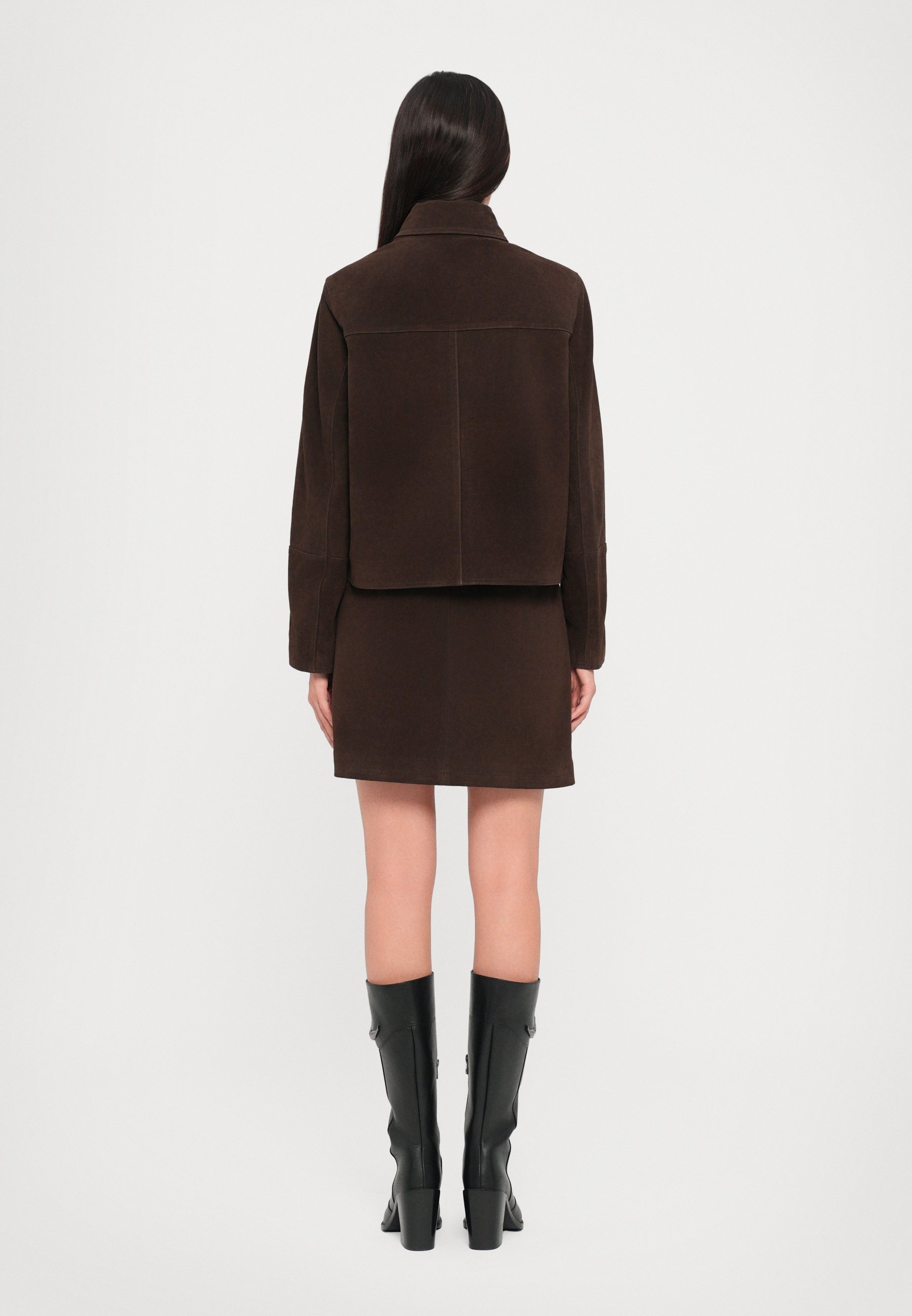 Zadig & Voltaire LESSA  - Leather jacket - dark chocolate