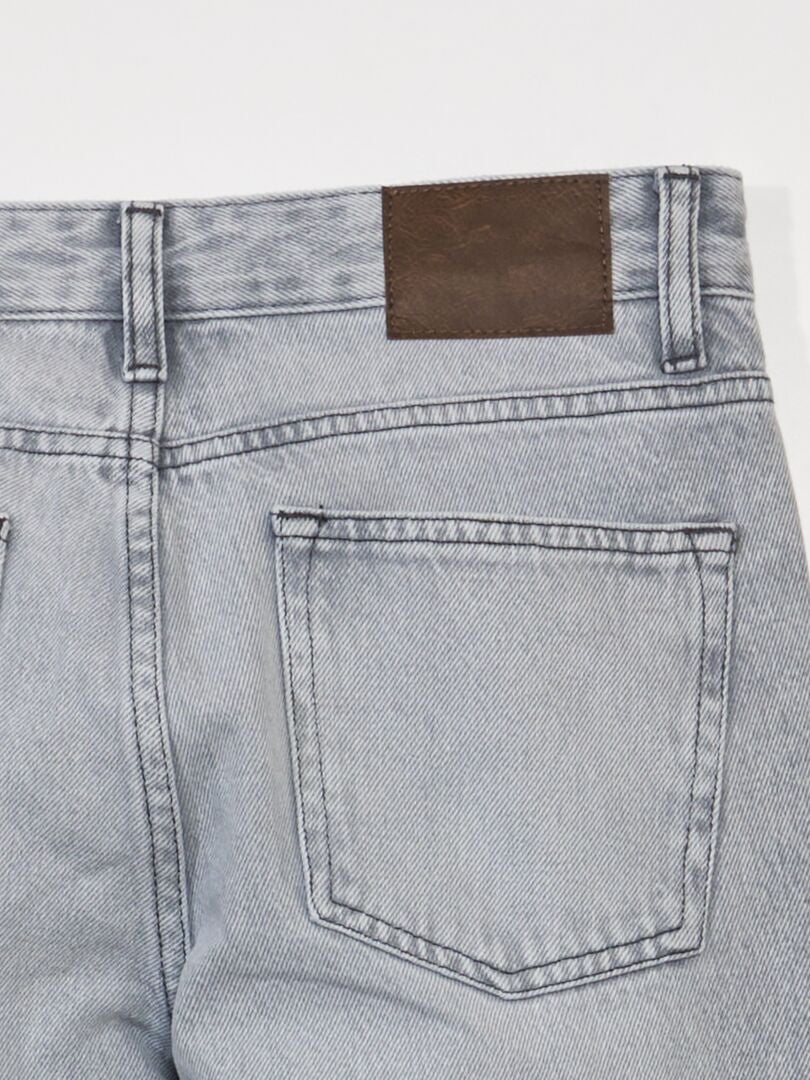Rechte jeans met 5 zakken - L30 - GRIJS