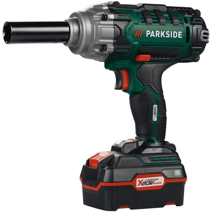 Llave/atornillador de impacto inalámbrico PARKSIDE® PASSK 20-Li A1, 20 V 4A 400 MN