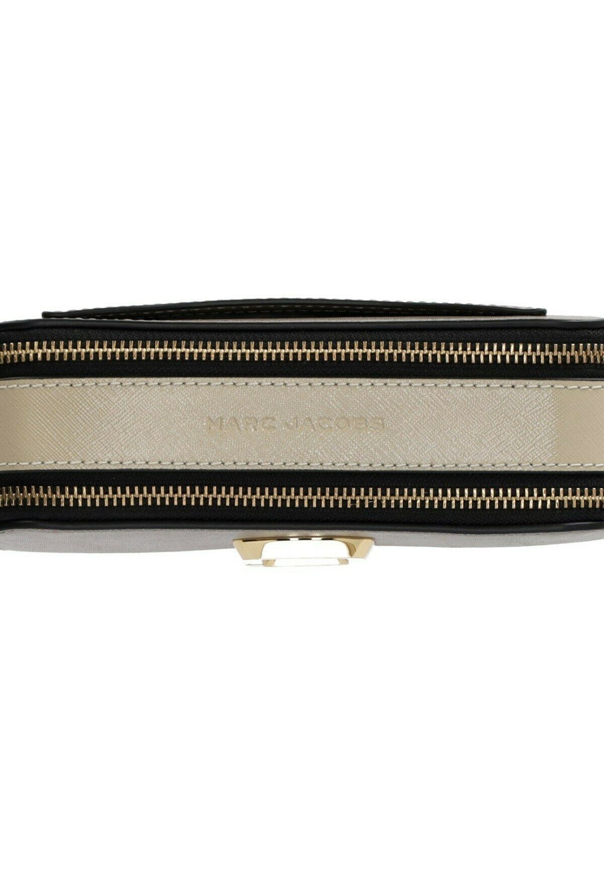 MARC JACOBS THE SNAPSHOT - Torebka typu crossbody - beżowa