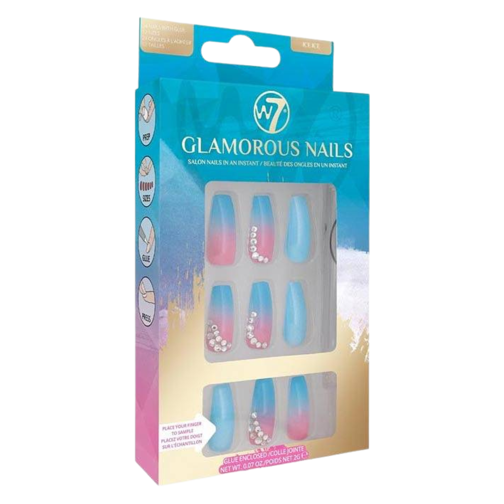 W7 Glamurozni nokti