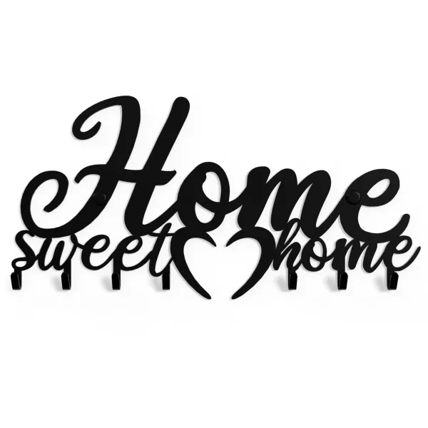 Wieszak „Home Sweet Home” na klucze, ubrania, biżuterie, ozdobny 1szt