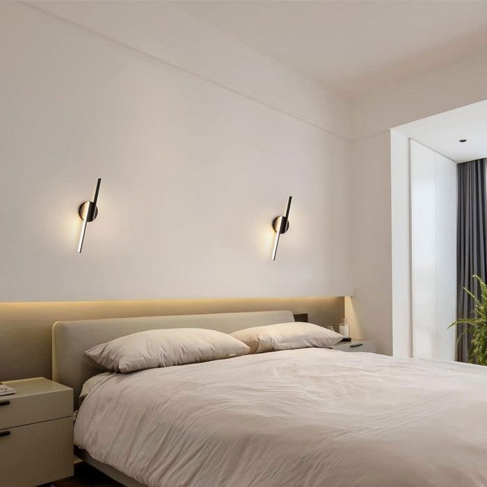 Dorlink 16W LED Wall Light - Warm White 3000K - Modern Aluminum - For Living Room, Hallway, Staircase, Night Light