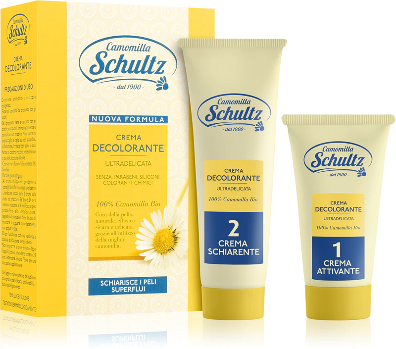 Camomilla Schultz Kamille verhelderende crème voor ongewenst haar