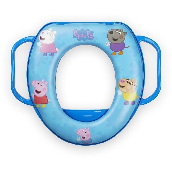 Riduttore per sedile WC - THERMOBABY - Comfort con maniglie - Peppa Pig