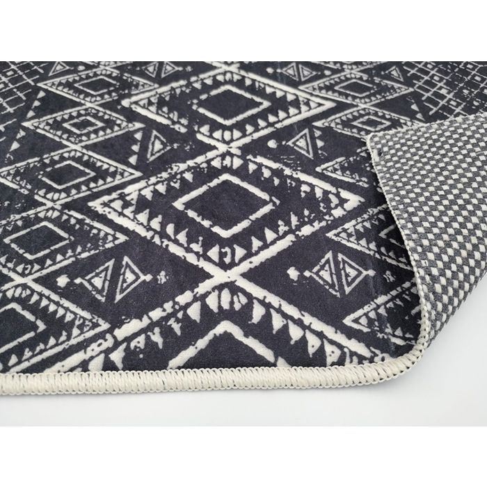 Rug - BERBERES - Anthracite - 160x230 cm - 100% Polyester - Non-slip