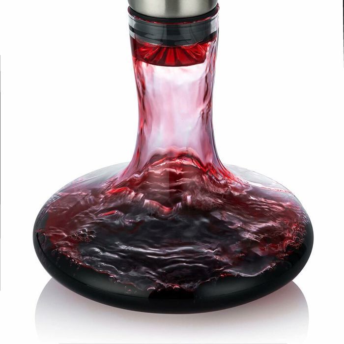 Carafe à vin avec aérateur et filtre intégrés, carafe à vin, carafe à vin, carafe à vin, cadeau de vin, verre en cristal soufflé à