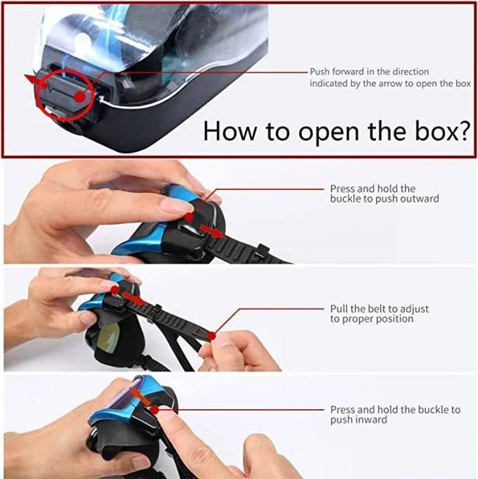 Swimming goggles with UV protection and anti-fog coating, suitable for indoor and outdoor use