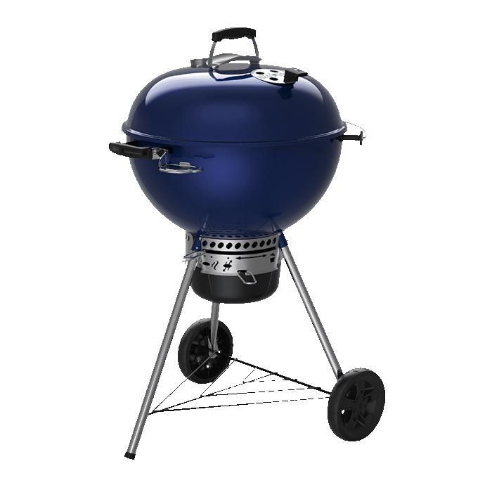 Churrasqueira a carvão - WEBER - Master-Touch GBS C-5750 - Grelha em aço inoxidável - Sistema One-Touch - Azul