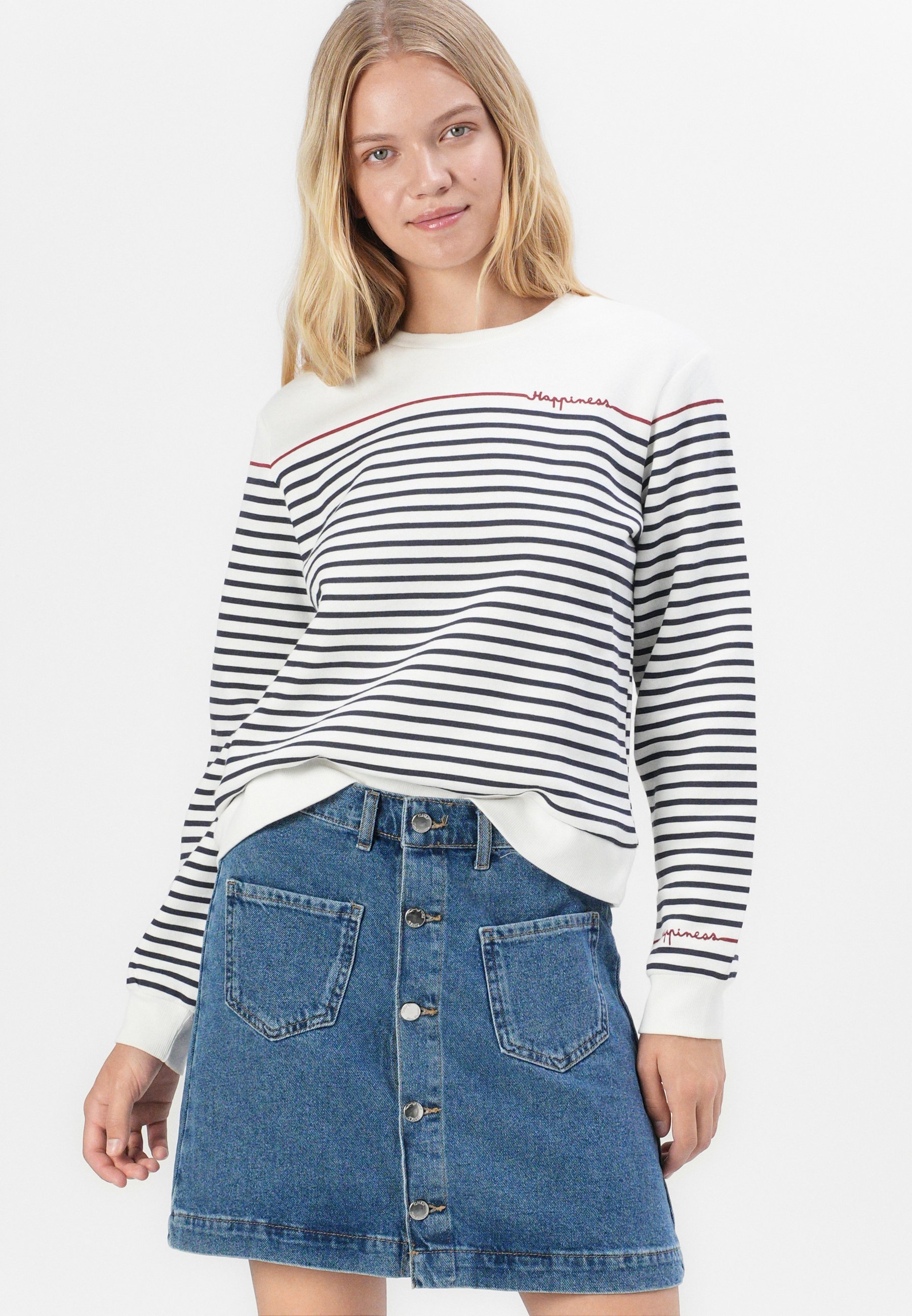 Vero Moda VMFERNANDA BOX - Sweatshirt - cloud dancer