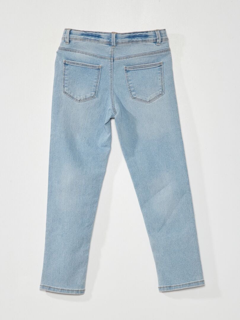 Milieuvriendelijke slim fit jeans - blauw