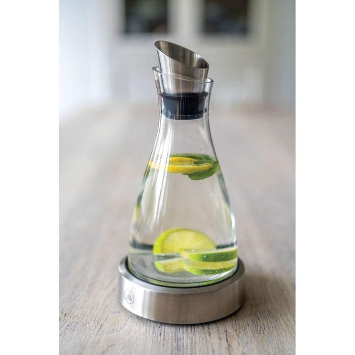 Carafe à décanter - Avec base refroidissante - Verre - Transparent - Vin et boisson - Laguiole