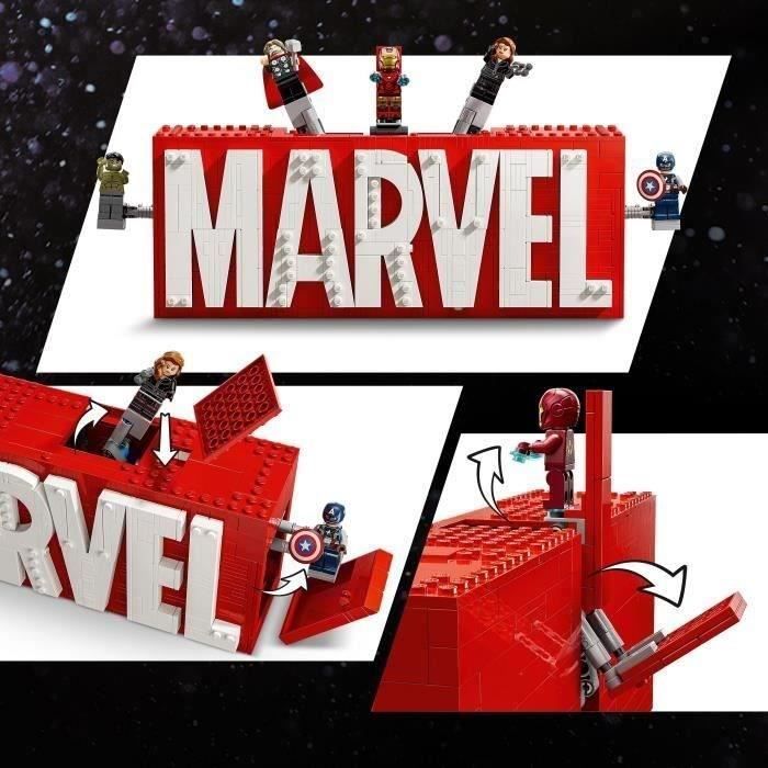 LEGO Marvel 76313 Marvel Logo and its Super Heroes - Avengers Building Set for Ages 12+