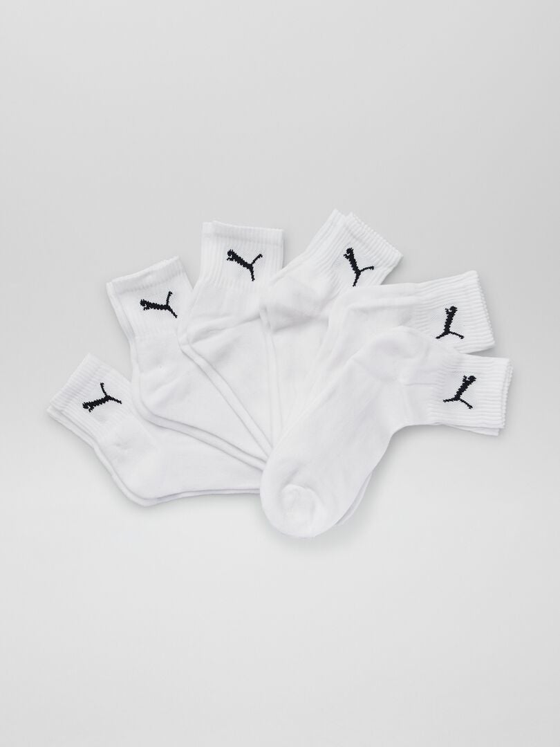 Meias Puma - Conjunto de 6 - BRANCAS
