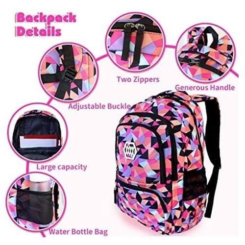 Backpack - FINDPITAYA - 3-in-1 Model - Waterproof - Wear-resistant - Pink