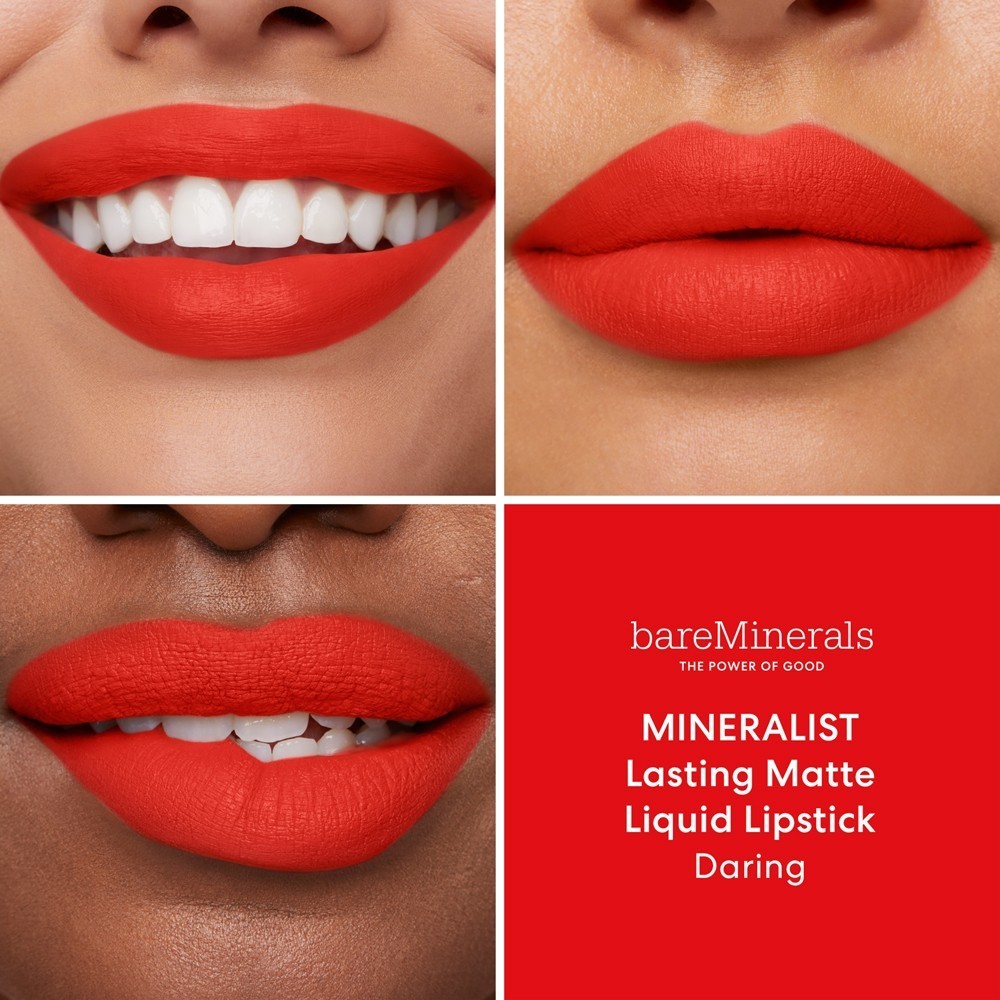 bareMinerals Lipstick Mineralist Trajni mat tekući ruž za usne - 3,7 ml