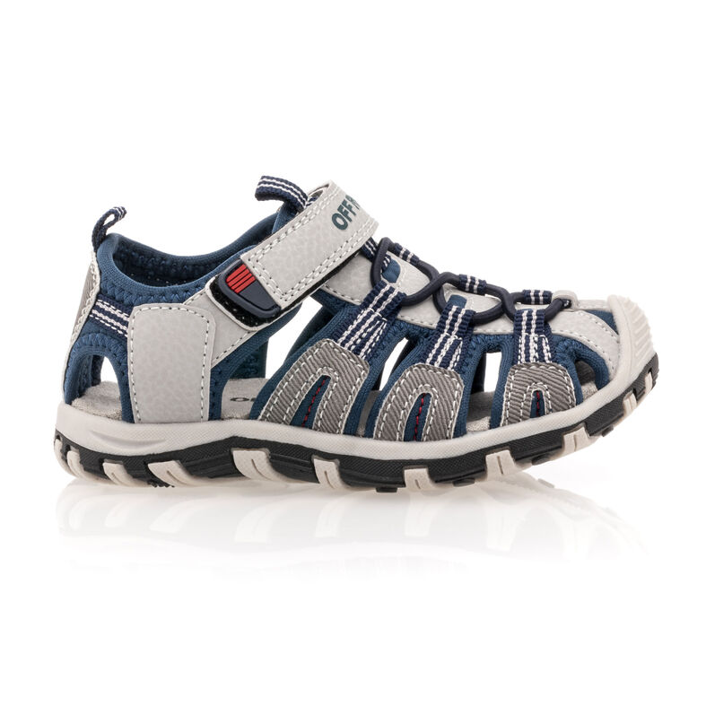 Sandalias grises para niño / Zapatos de punta abierta