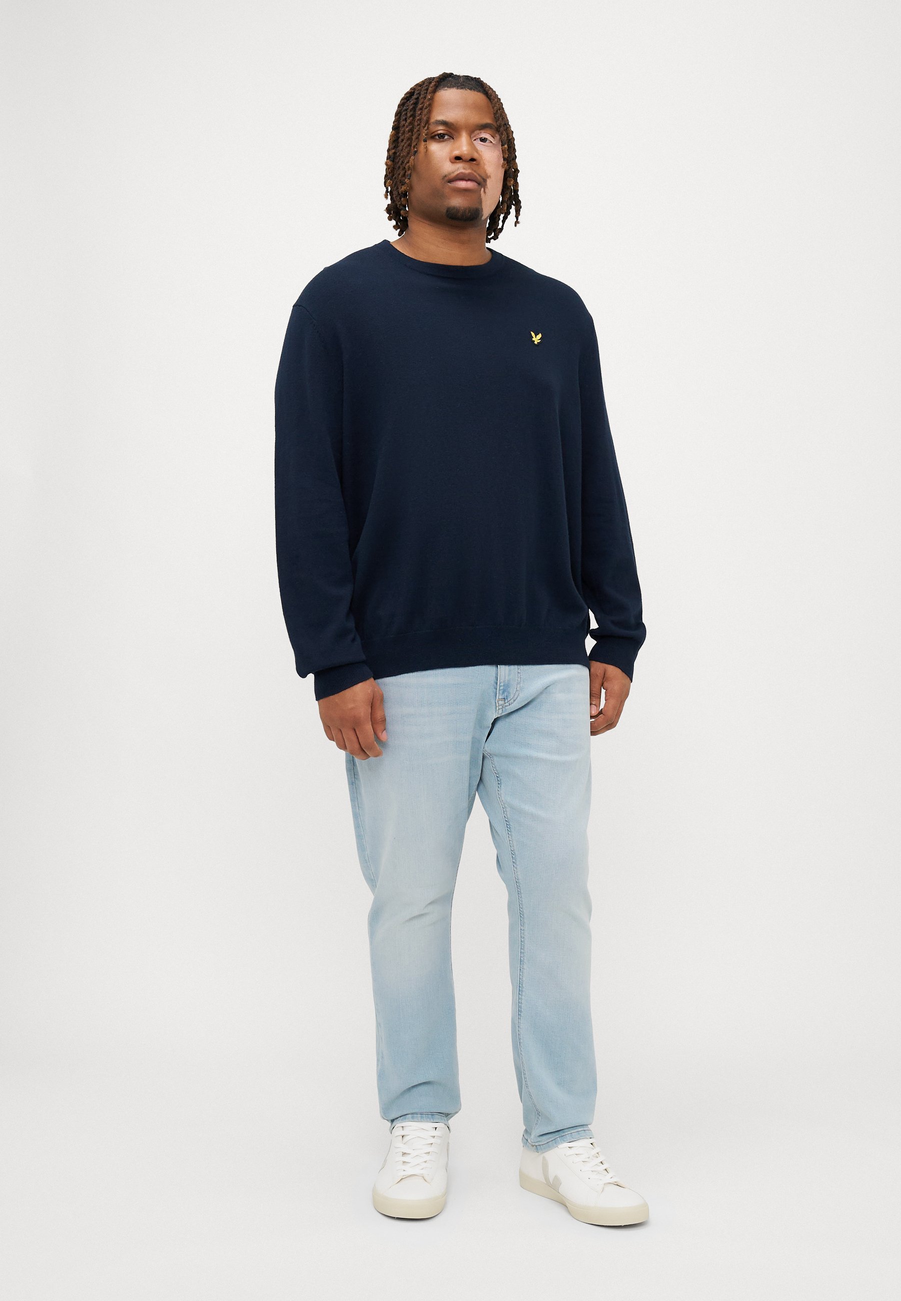 Svetr Lyle & Scott - tmavě modrý
