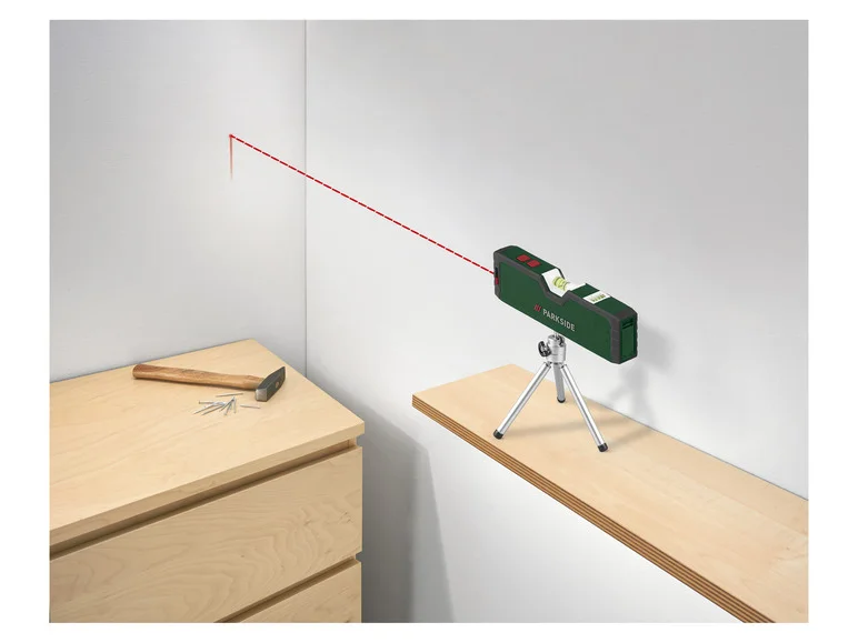 PARKSIDE® Level à bulle laser PLW A5, com alcance