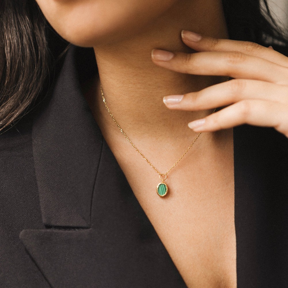 MY JOLIE CANDLE Bougie collier malachite