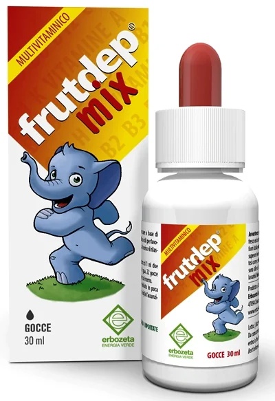 ERBOZETA Erbozeta Frutdep Mix kapi 30 ml multivitamin za djecu