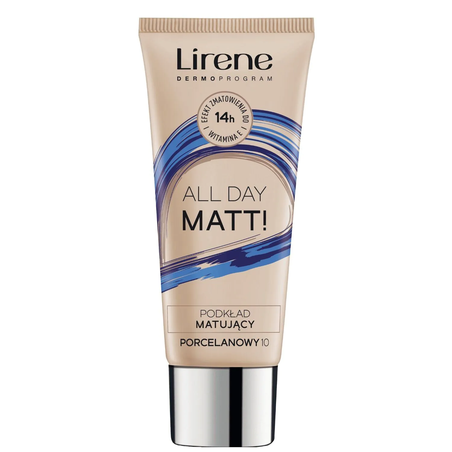 Lirene Dermoprogram Fluid matujący 10 Porcelanowy