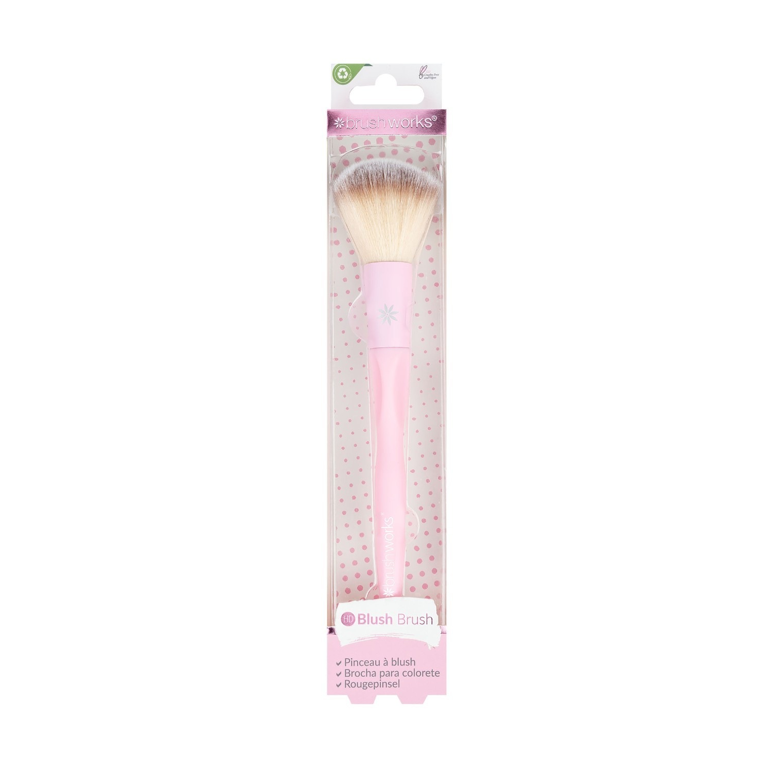 Brushworks Pinceau Blush HD Rose