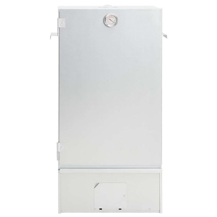 Horno ahumador para barbacoa vidaXL con virutas de madera 44,5x29x83 cm 364746