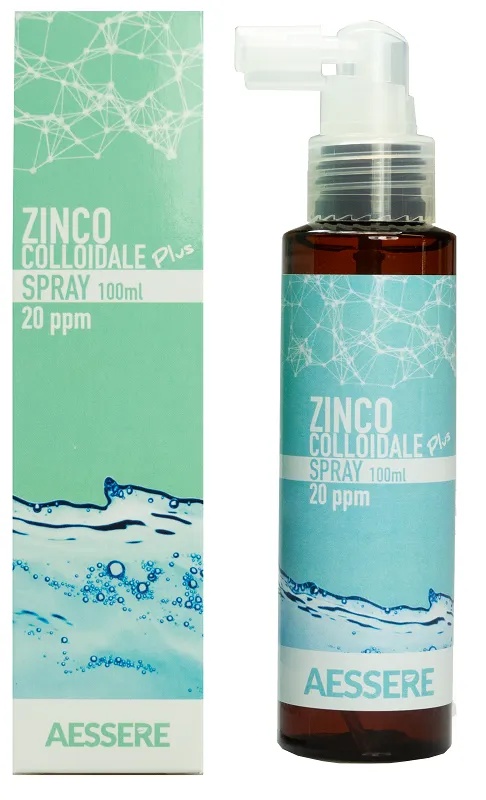 Spray colloïdal de zinc AESSERE Plus 20 ppm 100 ml