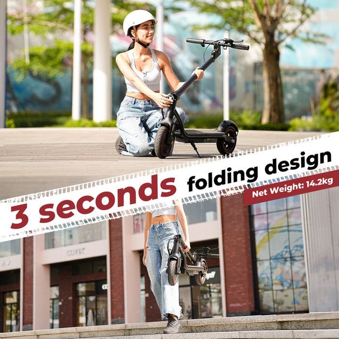 Patinete eléctrico plegable AGILERIDE AS-B2 de 8,5