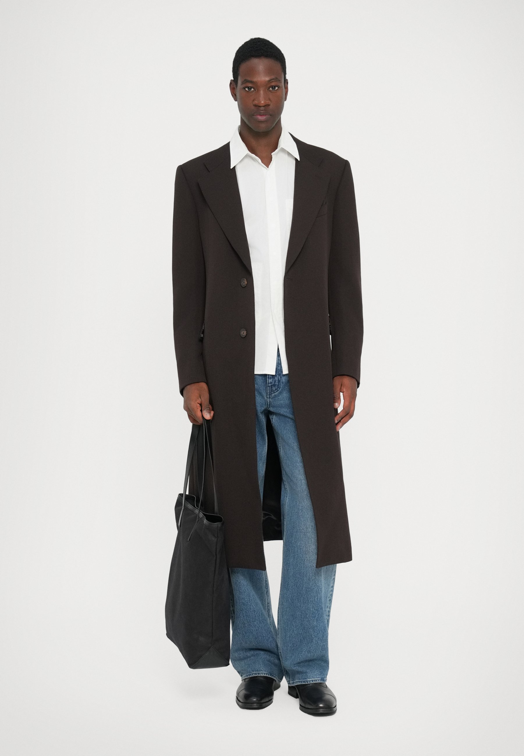 Manteau classique Emporio Armani - météorite