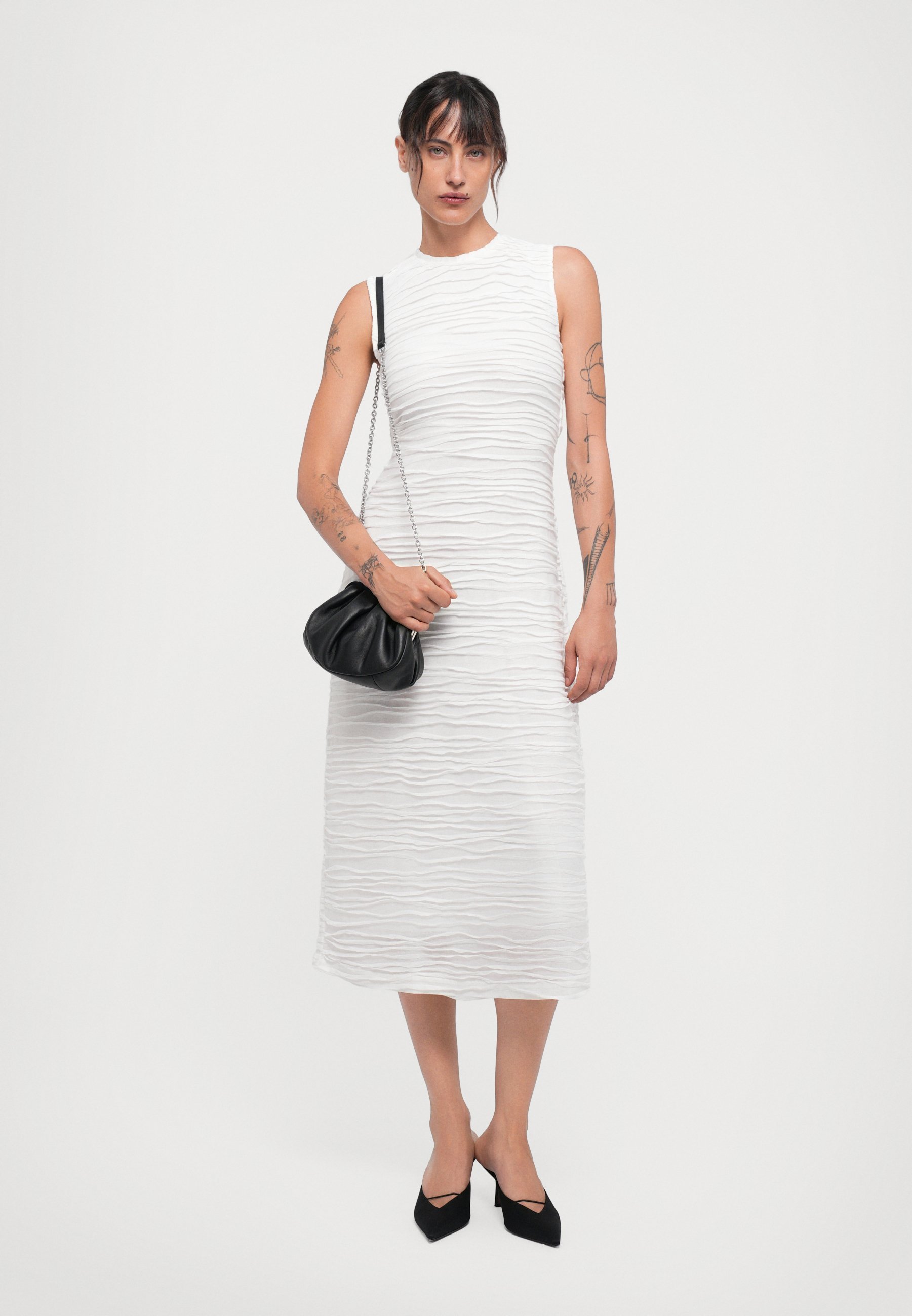 Robe LAURA Proenza Schouler White Label - Robe en jersey - blanche