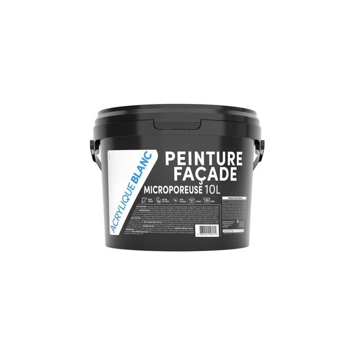 Paint - Tdp Acrylic. Facade - 10L - Acrylic - White - Exterior
