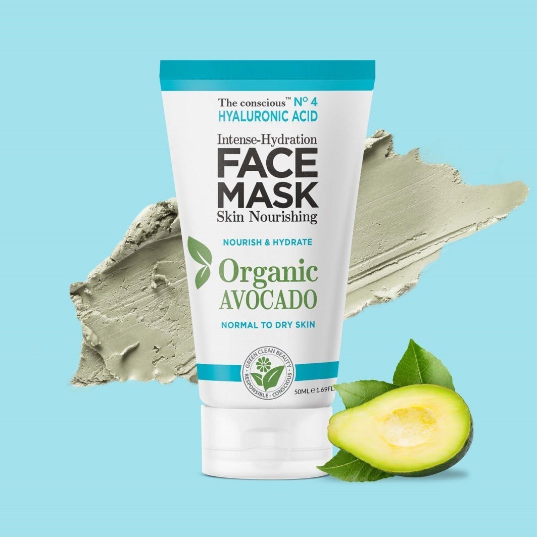 The conscious™ Hydrating Mask Intenzivno vlažilna maska za obraz s hialuronsko kislino - 50 ml
