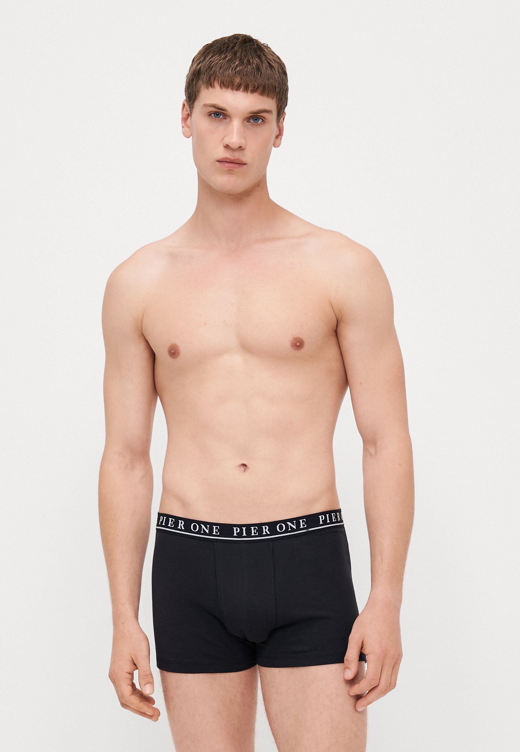 Pier One 7 PACK - Pánské boxerky - black