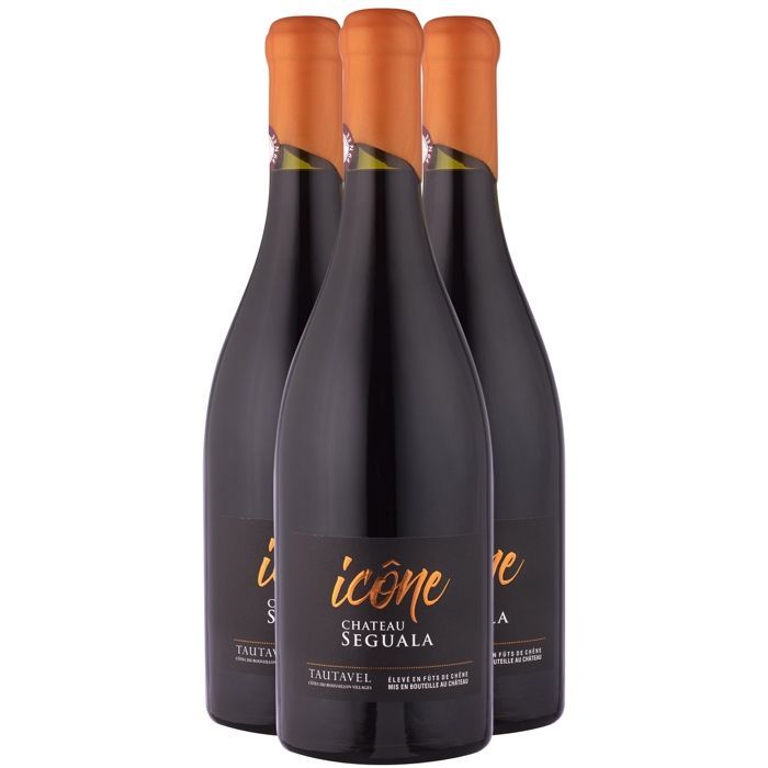 Château Seguala Côtes du Roussillon Villages Tautavel Icône 2020 - Vin Rouge du Languedoc - Roussillon (3x75cl)