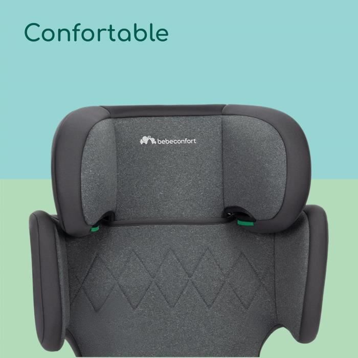 Seggiolino auto BEBECONFORT ROAD SAFE, compatibile con i-Size, gruppo 2/3, rialzo, da 3,5 a 10/12 anni, 100-150 cm, 15-36 kg, GRAFITE COLORATO