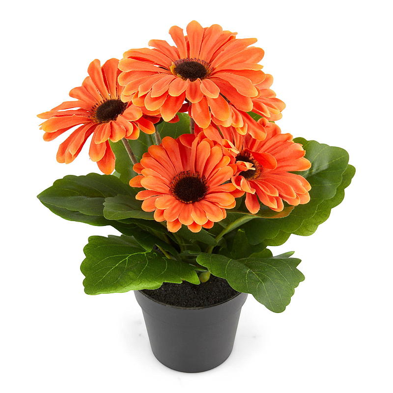 Hjem Gerbera 30 cm kunstig