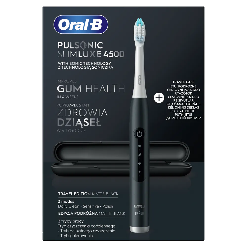Oral-B Szczoteczka Elektryczna Pulsonic Slim Luxe 4500 Czarna