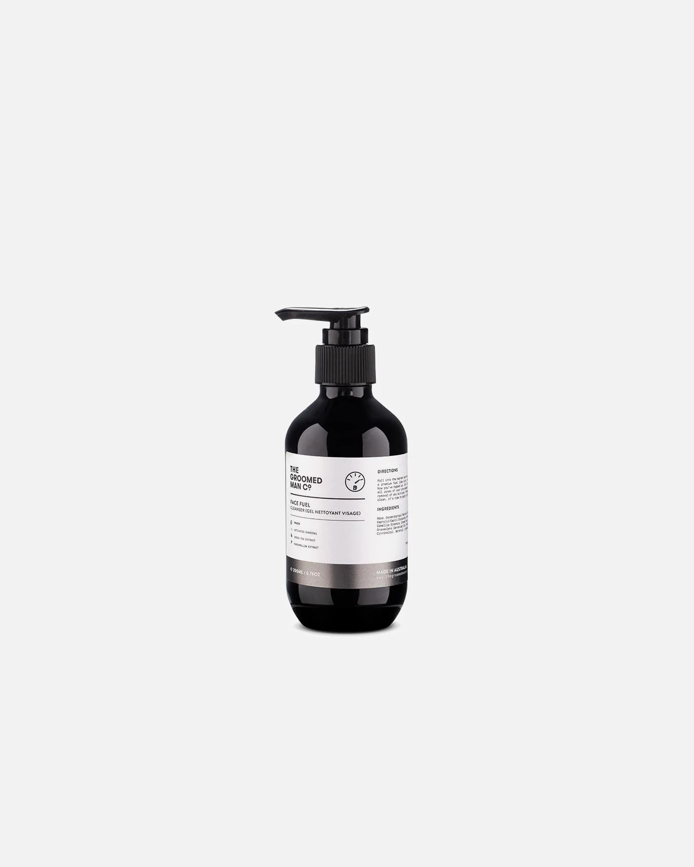 THE GROOMED MAN CO COMBUSTIBLE POUR LE VISAGE NETTOYANT POUR LE VISAGE