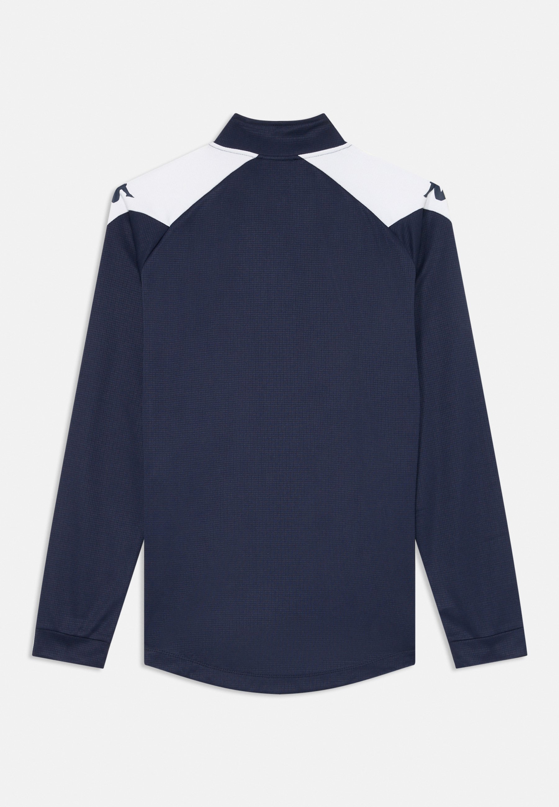 Kappa LENNO UNISEX - Felpa con zip - blu marino/bianco