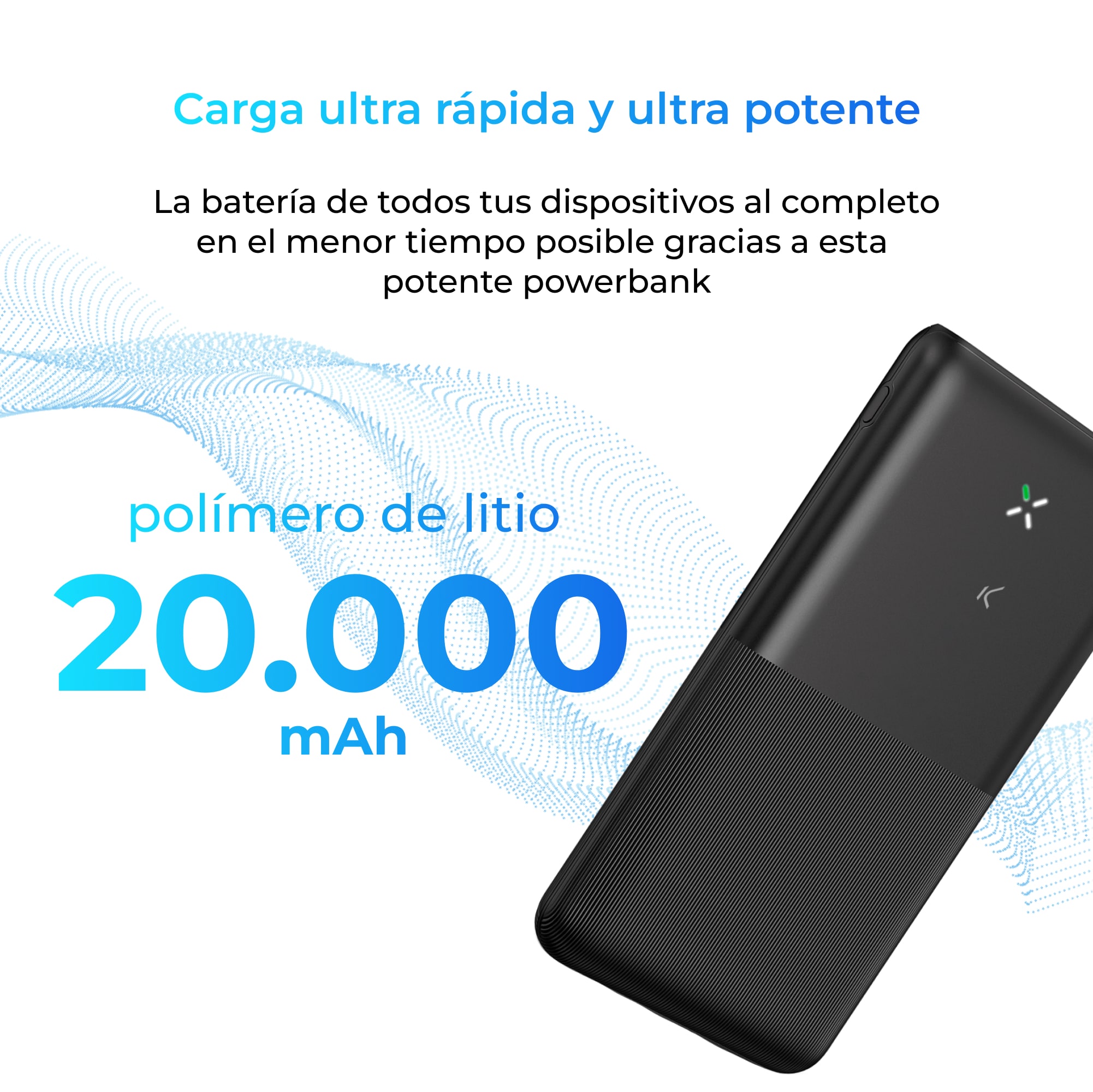 Powerbank Ksix Ultra Slim 20.000 Mah 20.000 Mah