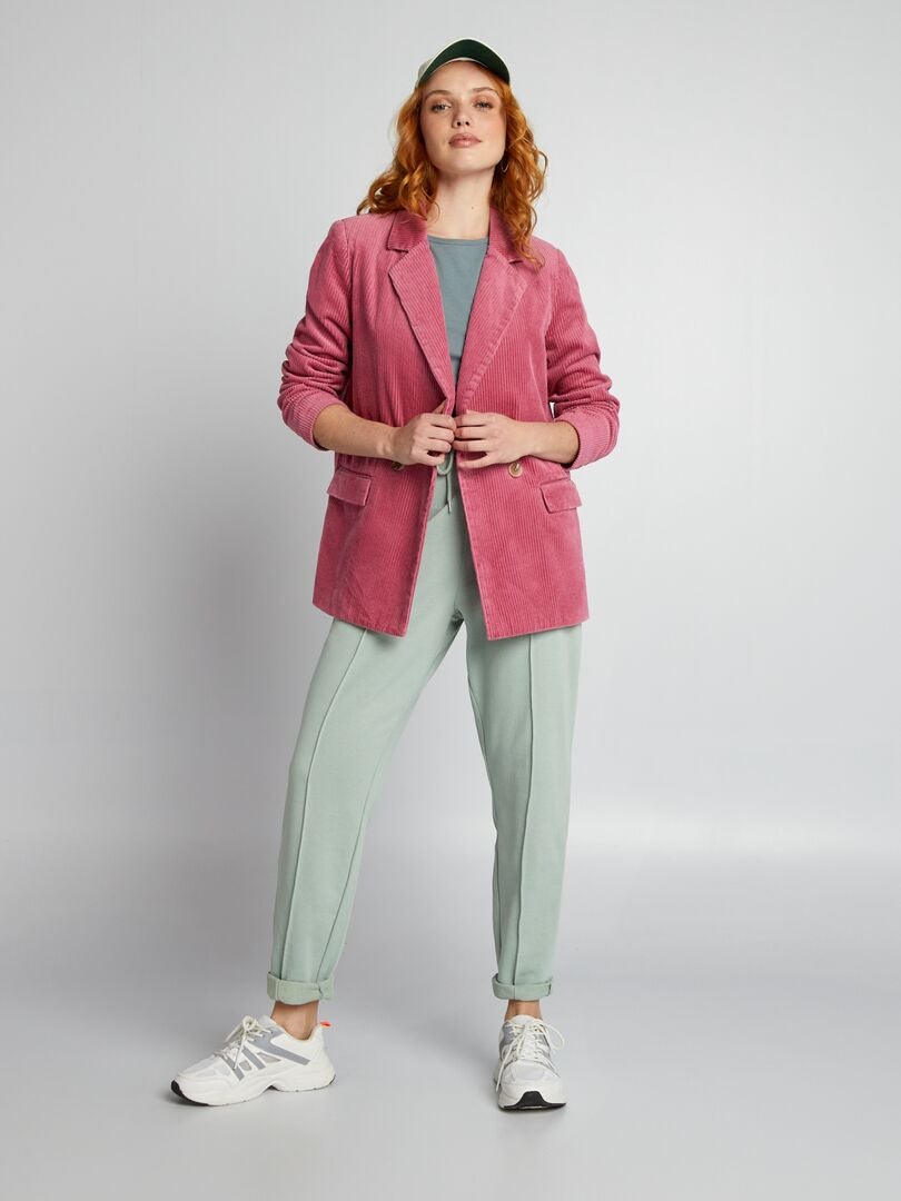Fleece joggingbroek - GROEN