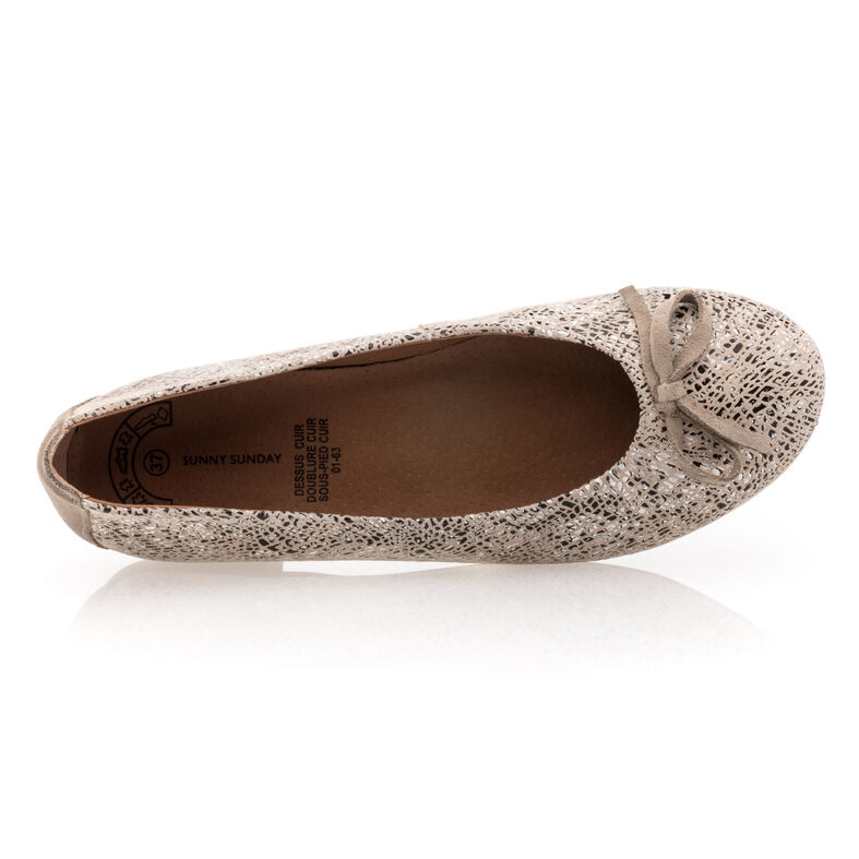 Beige ballerinaskor / Mary Janes för kvinnor