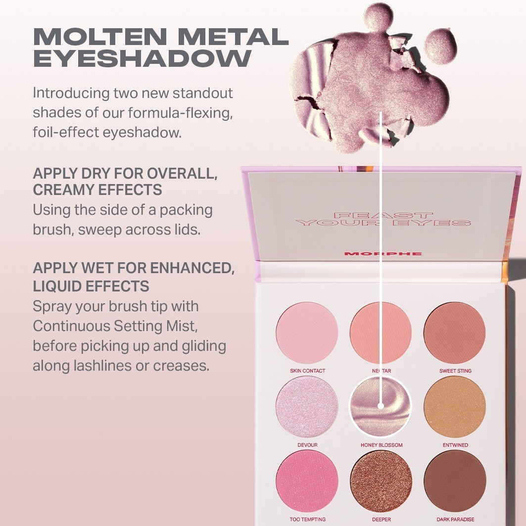 Morphe sjenilo za oči Forbidden Collection Paleta sjenila za oči Forbidden Honey - 80,3 g