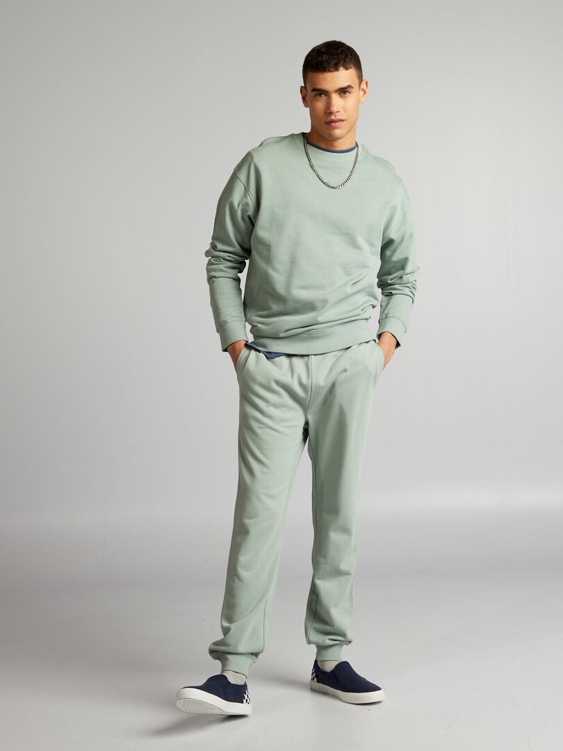 Fleece joggingbroek - GROEN