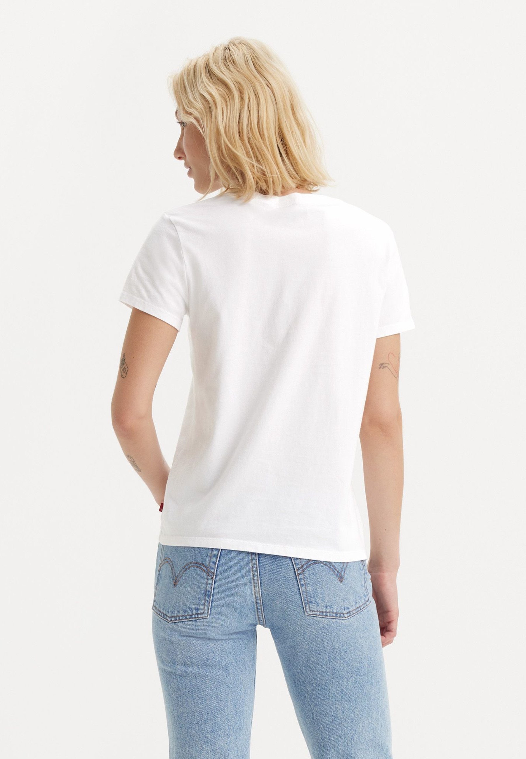 Levi's® THE PERFECT TEE - T-shirt met print - wit