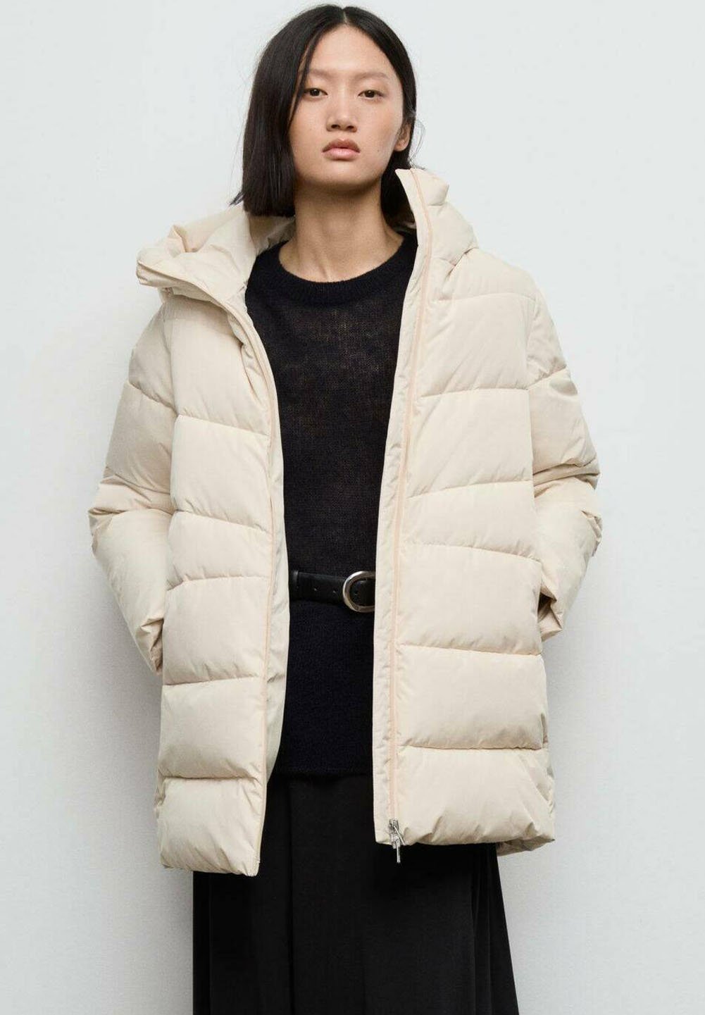 Mango Winter coat - blanc cassé