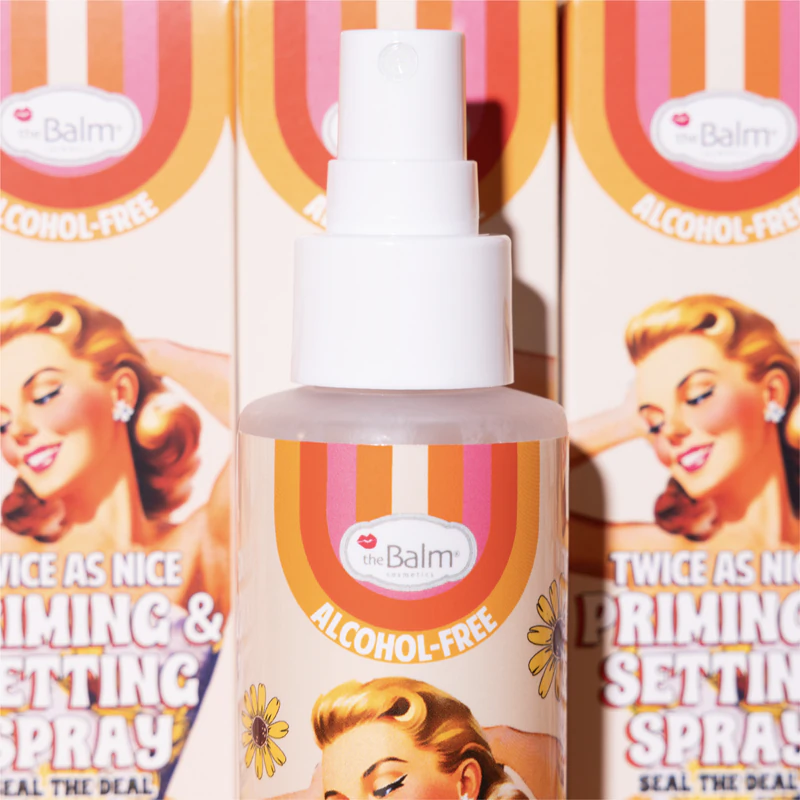 theBalm Twice as Nice podkladový a fixačný sprej